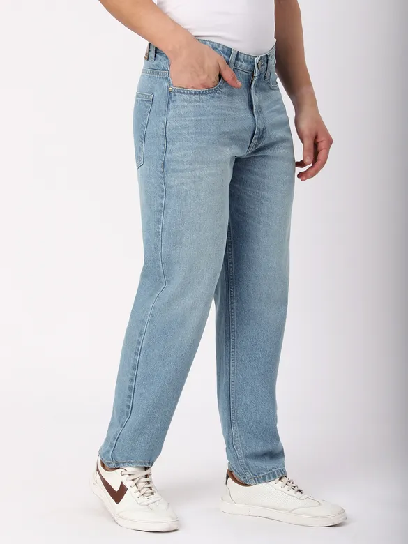 Light Blue Jeans for Men Side View