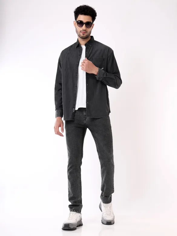 Shadow Grey Regular Fit Jeans