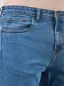 Blue Regular Fit  Jeans zoom in front view