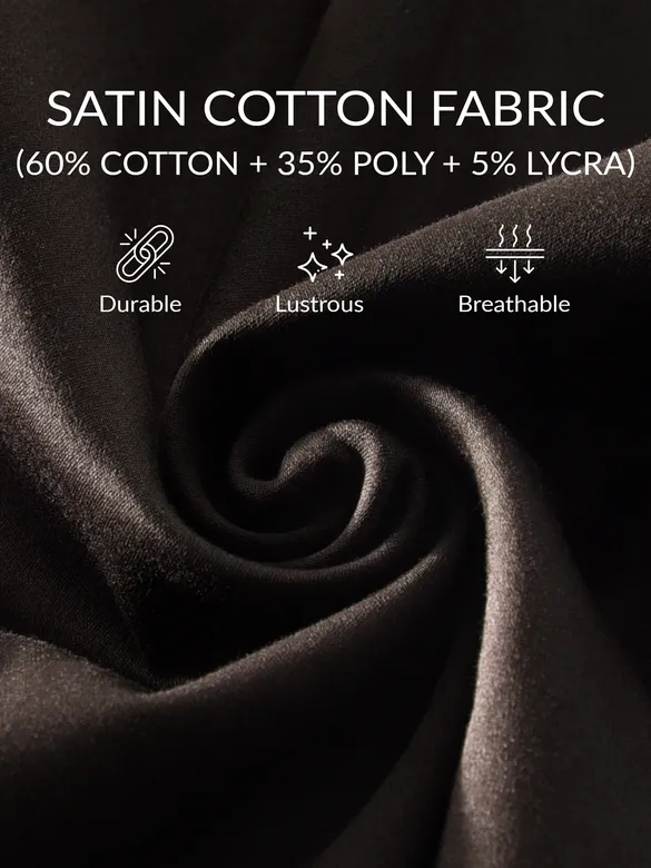Brown Satin Shirt