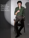 Dark Green Satin Shirt