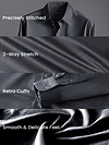 Dark Grey Satin Shirt
