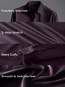 Dark Wine Satin Shirt - Beyoung
