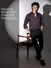 shop mens Dark Wine Satin Shirt - Beyoung