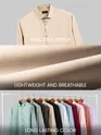 Light Beige - Plain Cotton Shirts