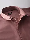 Mauve Pink Satin Shirt - Beyoung
