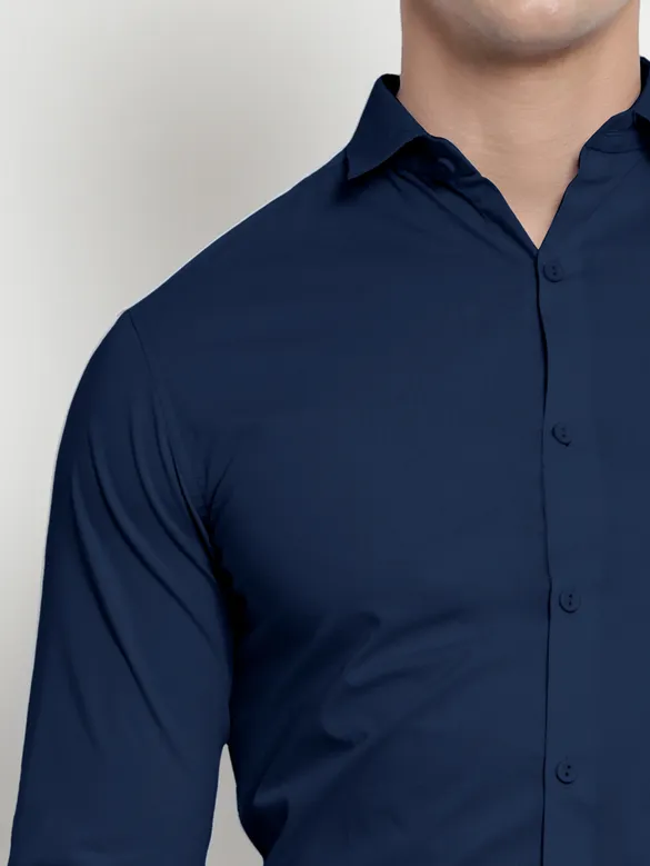 Navy Blue - Formal Shirts For Men