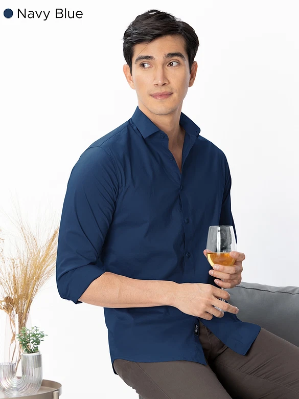 Pick Any 3 - Plain Cotton Solid Shirts Combos
