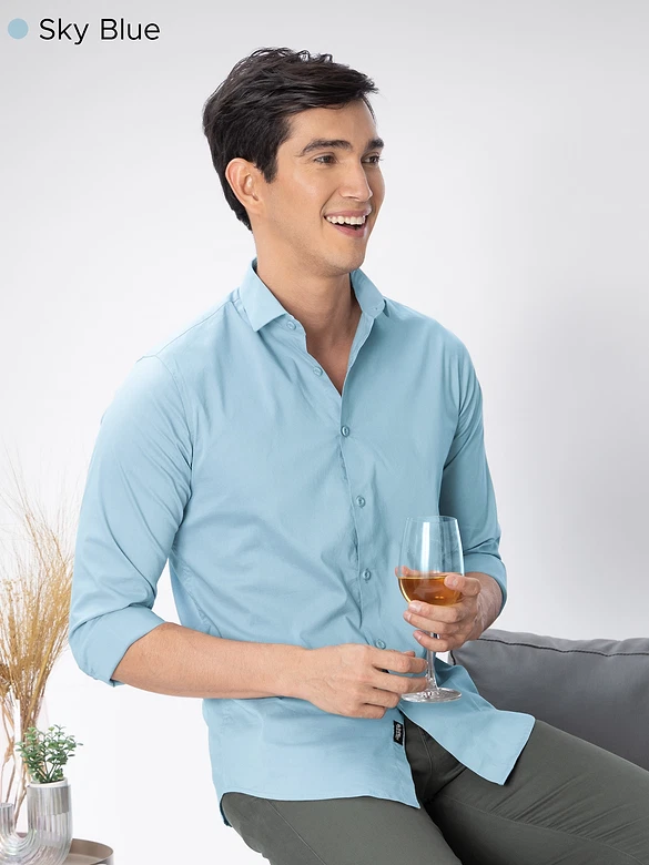 Pick Any 3 - Plain Cotton Solid Shirts Combos