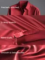 Red Satin Shirt | Beyoung