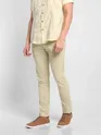 Beige Linen Pants for Men, 