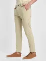 Beige Linen Pants for Men