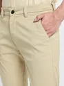 Beige Linen Pants for Men
