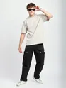 Black Belt Loop Cargo Pants