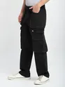 Black Belt Loop Cargo Pants