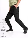 Black Signature Cargo Pants