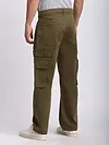 Brown Belt Loop Cargo Pants
