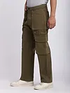 Brown Belt Loop Cargo Pants