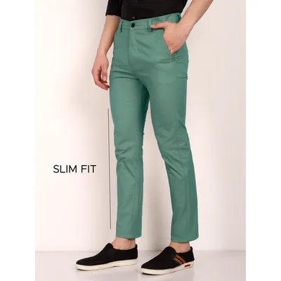 Cadet Blue Chinos for Men