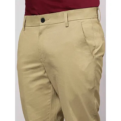 Camel Beige Chinos for Men