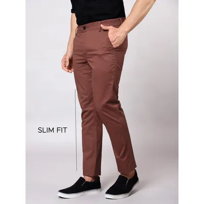 Caramel Brown Chinos for Men