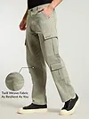 Clay Beige Cotton Cargo Pants