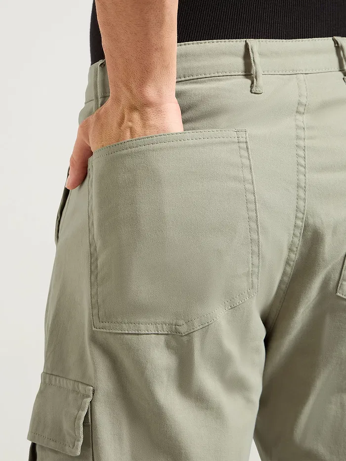 Clay Beige Cotton Cargo Pants