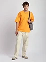 Cream Belt Loop Cargo Pants