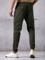 Crocodile Green Men?s Cargo Jogger Pants