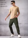 Crocodile Green Men?s Cargo Jogger Pants