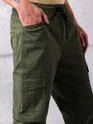 Crocodile Green Men?s Cargo Jogger Pants