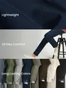 Dark Blue Regular-fit Chino Pants