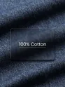 Dark Blue Ombre Denim Shirt For Men
