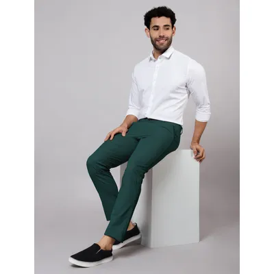 Dark Green Chinos for Men