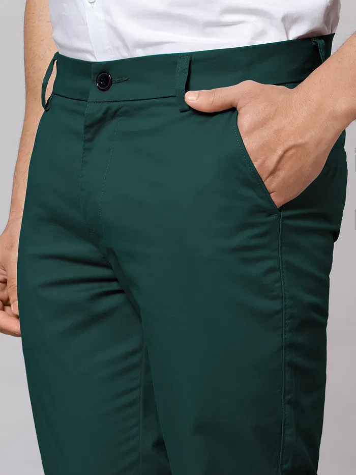 Dark Green Chino Pants