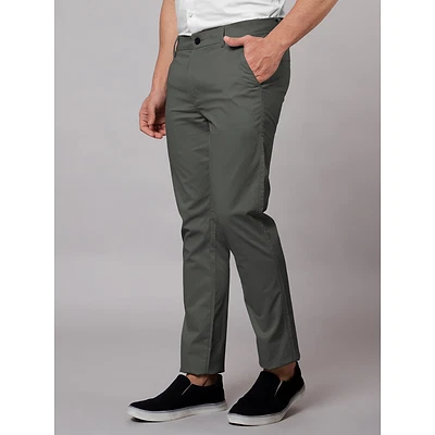 Dark Grey Formal Pants for Men, 