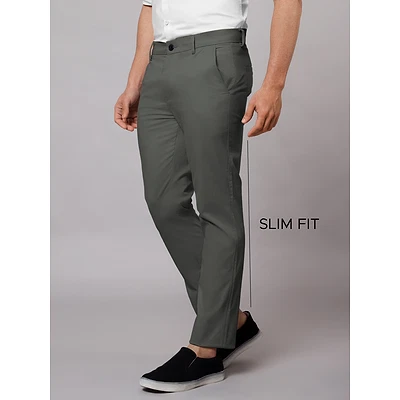 Dark Grey Chinos for Men