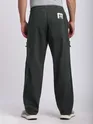 Dark Grey Elasticated Cargo Pants