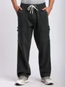 Dark Grey Elasticated Cargo Pants