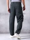 Dark Grey Utility Cargo Pants for Men