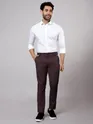 Dark Maroon Chinos for Men