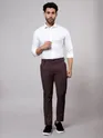 Dark Maroon Chinos for Men