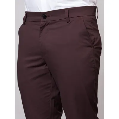 Dark Maroon Chinos for Men