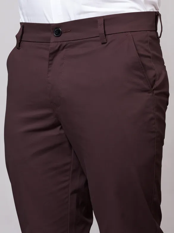 Dark Maroon Chinos for Men