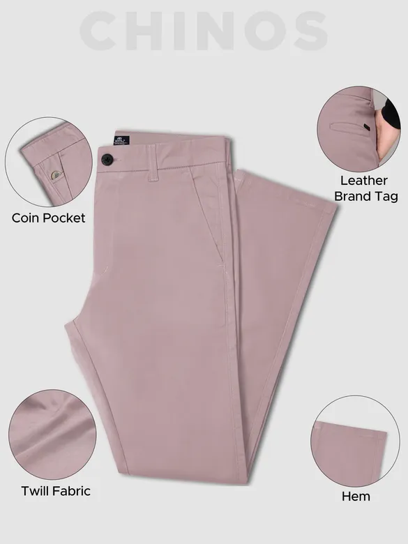 Faded Pink Chinos for Men