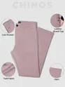 Faded Pink Chinos for Men