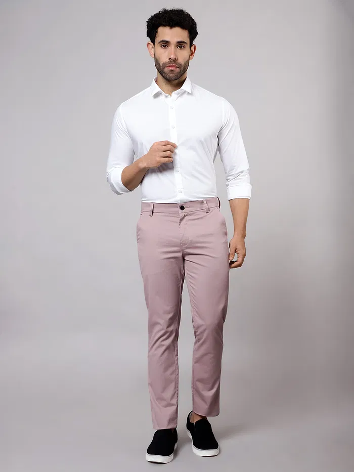 Faded Pink Chinos for Men