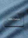Light Blue Ombre Denim Shirt For Men