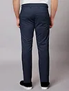 Midnight Blue Slim-Fit Trousers