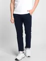 Midnight Blue Linen Pants for Men, 